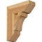 Ekena Millwork Legacy Slat Rough Sawn Bracket, Western Red Cedar, 6"W x 18"D x 22"H BKT06X18X22LEC06RWR - alternate 1